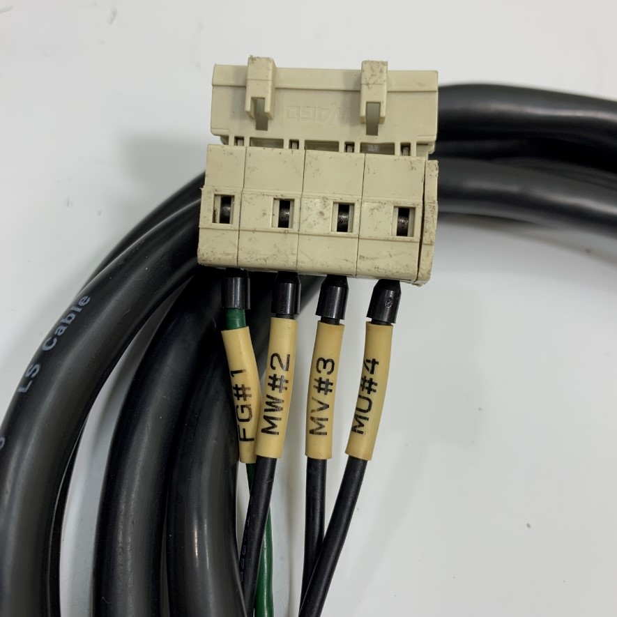 Cáp Encoder Power Cable WAGO MCS 4 Pin Male to Molex 4 Pin Female Dài 2.2M