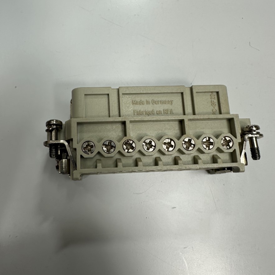 Đầu Jack HARTING Han 16A-F Connector HDC 16 Pin Female + PE 16A 250V 4KV3 For Industrial Power Cable