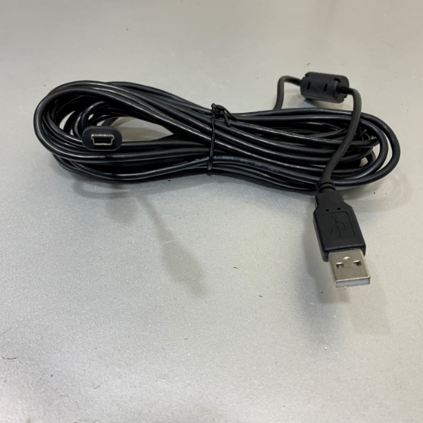 Cáp Lập Trình CM471050 USB 2.0 Type A to Mini B Dài 4.3M Cable E229586 AWM 20379  VW-1 For Parker SSD 890 Series and ACS580, ACH580, ACQ580