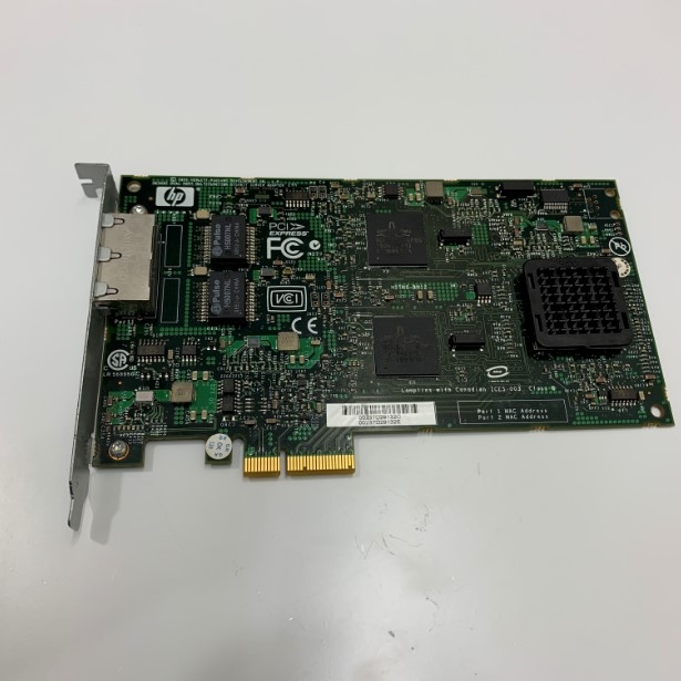 Card Mạng HP 374443-001 NC380T PCI-E X4 Dual 2 Port Lan Gigabit Adapter For Máy Tính Công Nghiệp, Máy Xét Nghiệm Sinh Hóa BECKMAN COULTER AU-480