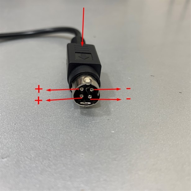 Adapter 24V 5A 120W APD IEC C14 Connector Size 4 PIN Mini Din 10mm