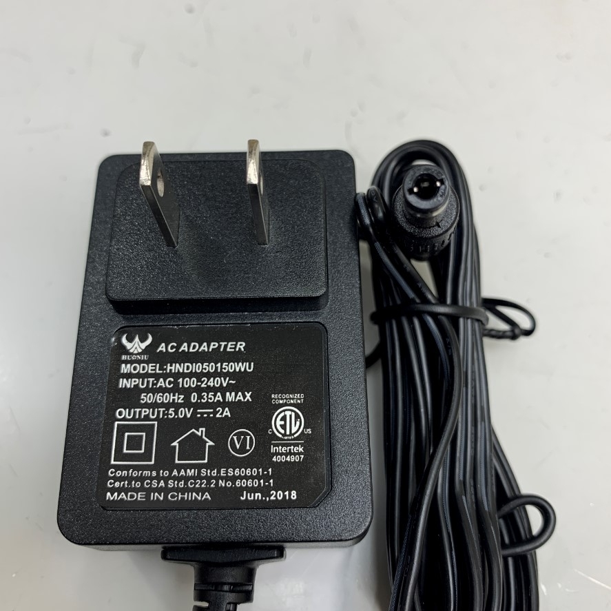 Adapter 5V 2A HUONIU OEM Phihong PSAC05R-050 5V 1A Connector Tip Size 5.5mm x 2.1mm For Cân Điện Tử Electronic Balance Scale Power Supply