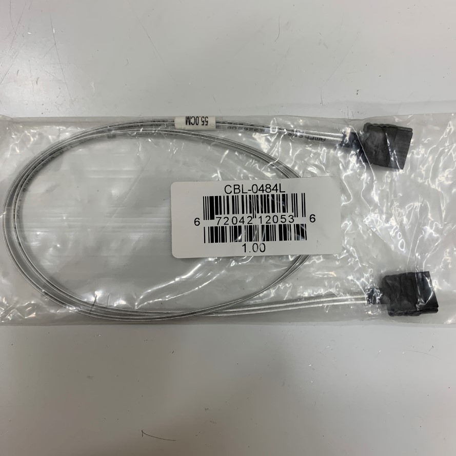 Cáp Dữ Liệu SATA Supermicro CBL-0484L Internal Copper 6 Gb/s Cable Dài 55Cm For HDD Server, Desktop Computer Hard Drive