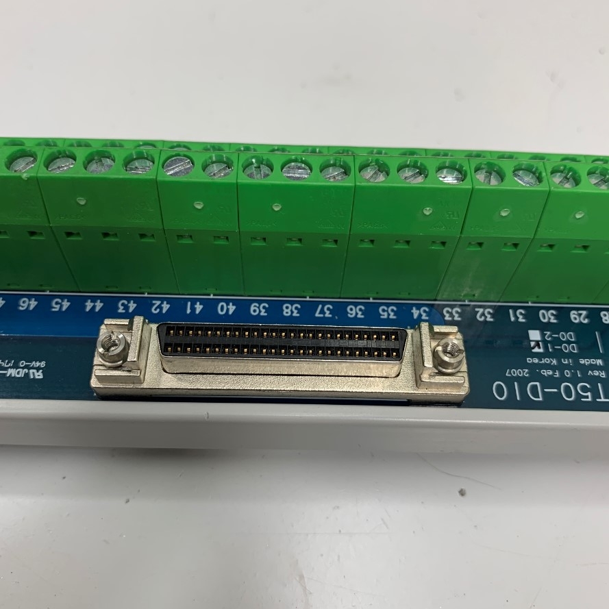 Cầu Đấu Original AJINEXTEK ATX T50-DIO T50-D01-V1.0.0 D0-1 SCSI II Connector D-Sub DB50 Female 50 Pin BLK1 BK060126 Interface Terminal Block in korea