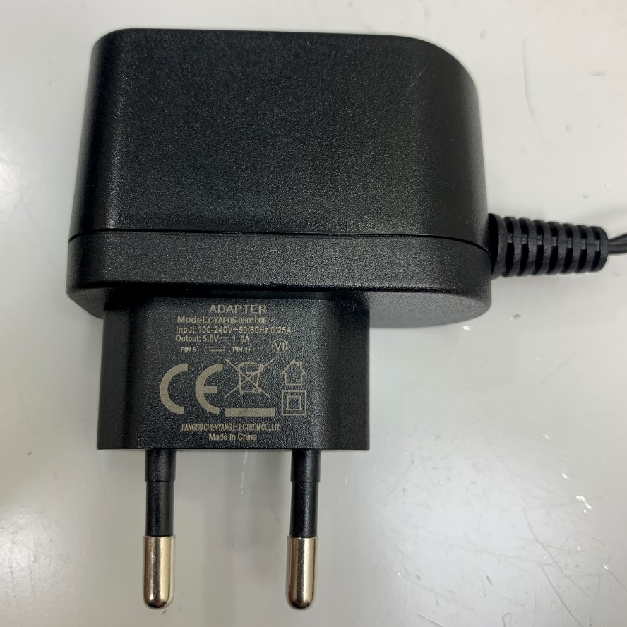 Adapter 5V 1A JIANGSU Connector Tip Size 5.5mm x 2.5mm For Ethernet Media Converter Network, IP Telephone