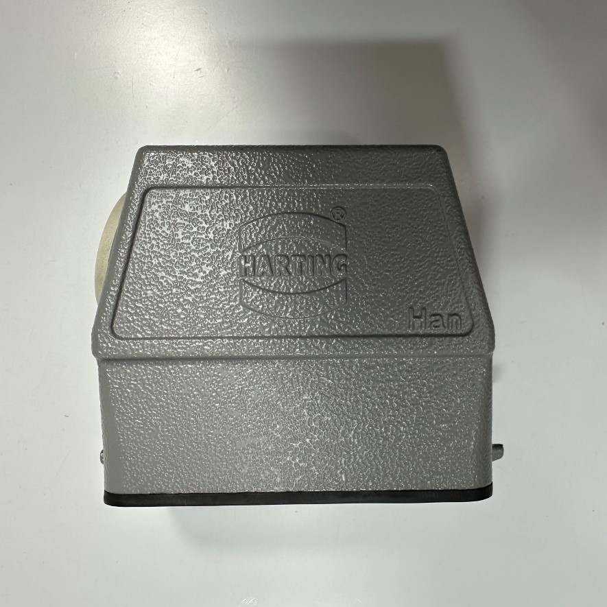 Đầu Nối Điện Công Nghiệp Jack HARTING Han 16A-M Connector HDC 16 Pin Male + PE 16A 250V 4KV3 + Panel 09200160541 HARTING