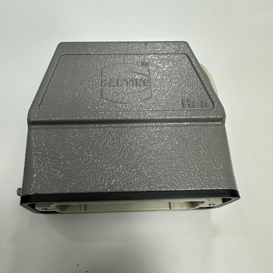 Đầu Nối Điện Công Nghiệp Jack HARTING Han 16A-M Connector HDC 16 Pin Male + PE 16A 250V 4KV3 + Panel 09200160540 HARTING