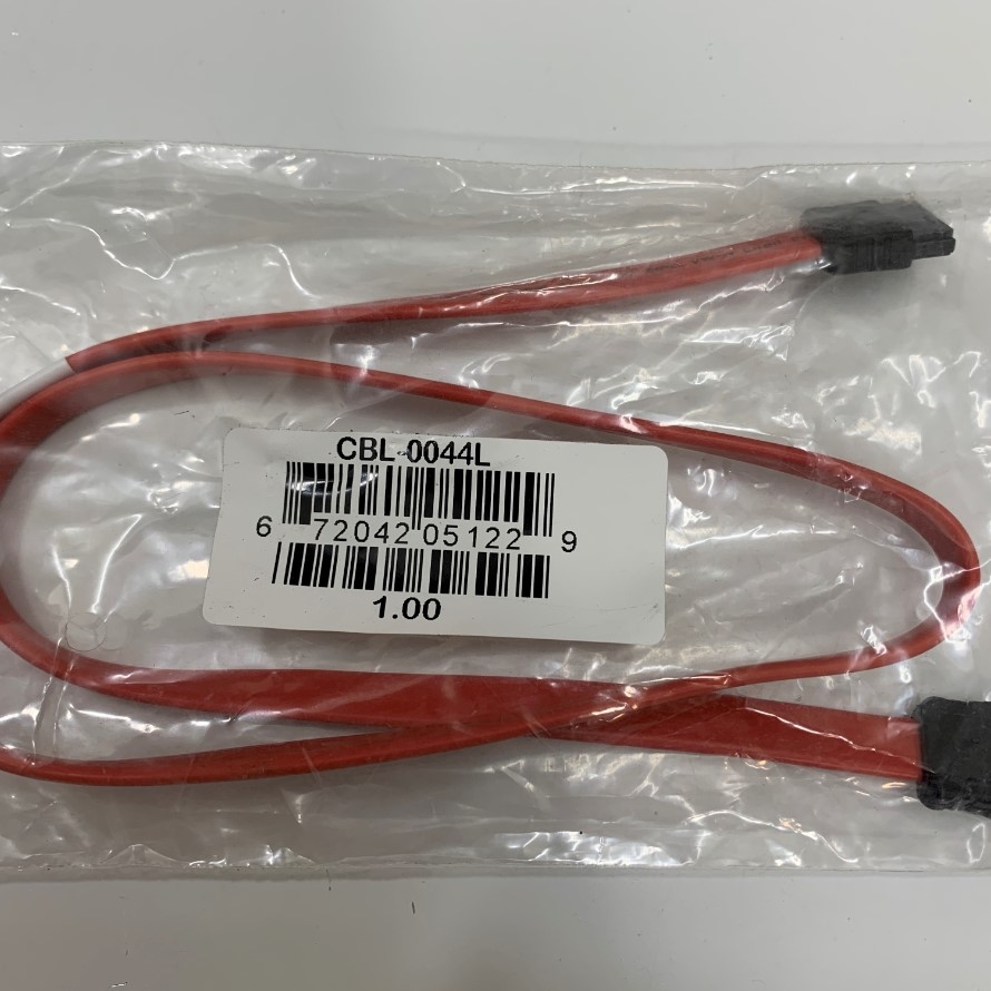 Cáp Dữ Liệu SATA Supermicro CBL-0044L Internal Copper SATA 3 III 6 Gb/s Cable Red Dài 57Cm For HDD Server, Desktop Computer Hard Drive