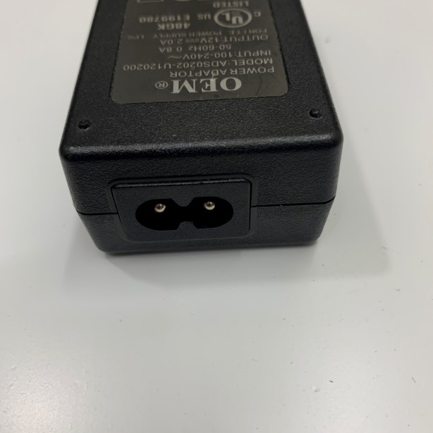Adapter 12V 2A 24W OEM Thay thế GlobTek 12V 1.25A GT-21089-1512-T3 Connector Tip Size 5.5mm x 2.5mm