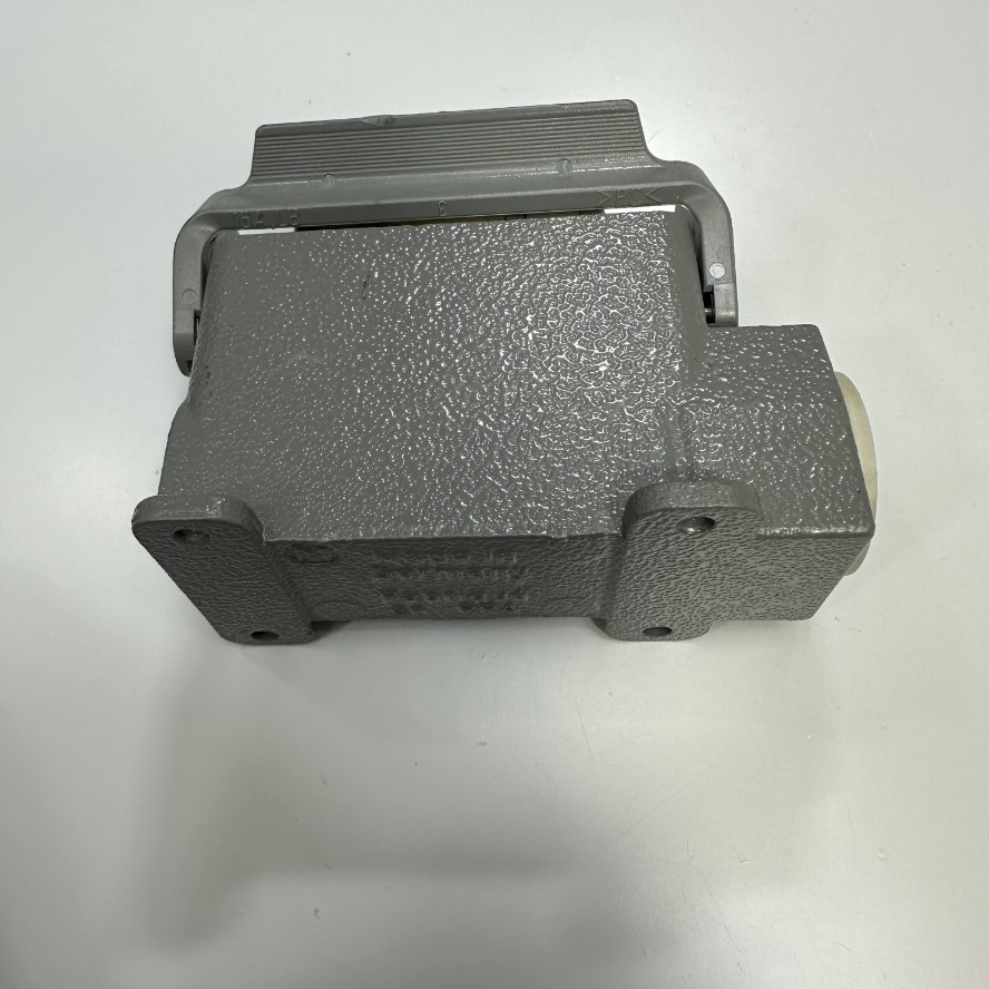 Đầu Nối Điện Công Nghiệp Jack HARTING Han 16A-F Connector HDC 16 Pin Female + PE 16A 250V 4KV3 + Panel 19200160251 HARTING