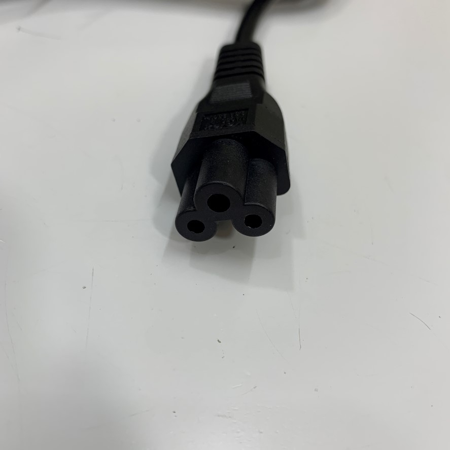 Dây Nguồn Chuẩn 2 Chân Cắm Đầu Tròn Có Tiếp Địa AC Power Cord Schuko CEE7 Euro Plug to C5 10A-2.5A 250V 3x0.75mm² 18AWG OD 6.6mm Length 1.8M