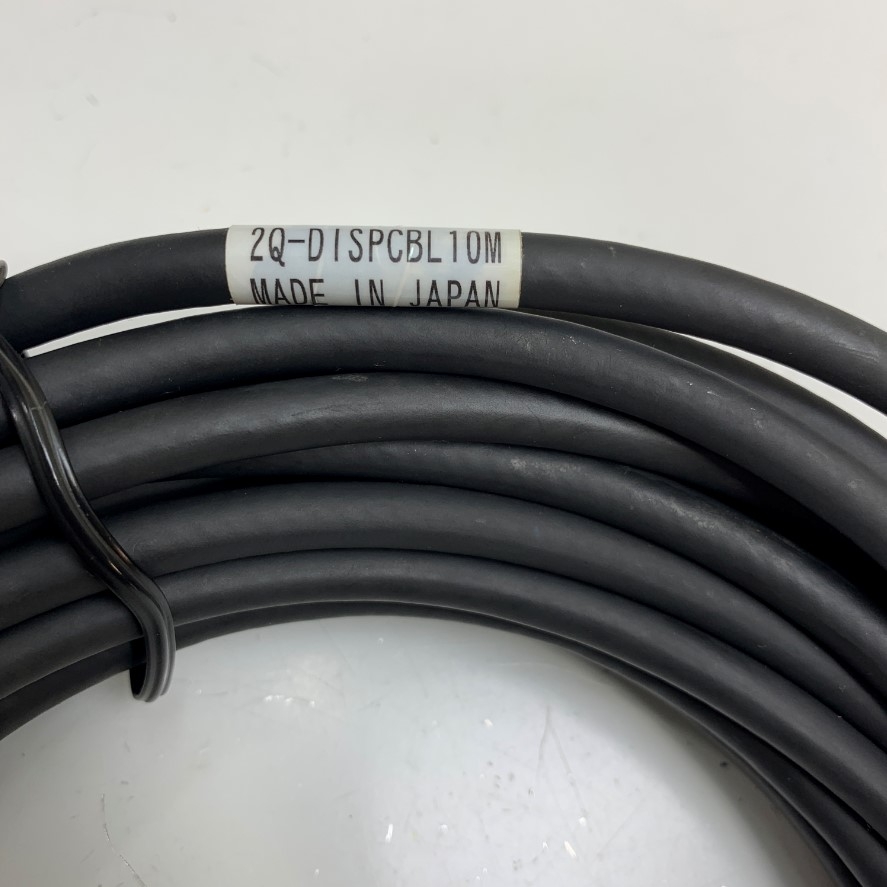 Cáp Mạng 2Q-DISPCBL-10M Dài 10M 33ft Gigabit Ethernet RJ45 Oki Electric Cable 20276 For Mitsubishi Industrial Robot RV-4F-Q/7F-Q/13F-Q/20F-Q Series witch Computer Nework