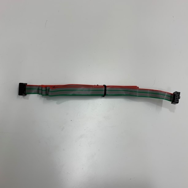 Cáp Kết Nối 10 Pin 2.54mm Pitch 2x5P MISUMI CABLE AWM STYLE 2651 VW-1 E31221-S 10 Wire IDC Flat Rainbow Ribbon Cable Length 2M For PLC CNC CMC LCD Screen