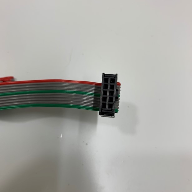 Cáp Kết Nối 10 Pin 2.54mm Pitch 2x5P MISUMI CABLE AWM STYLE 2651 VW-1 E31221-S 10 Wire IDC Flat Rainbow Ribbon Cable Length 2M For PLC CNC CMC LCD Screen