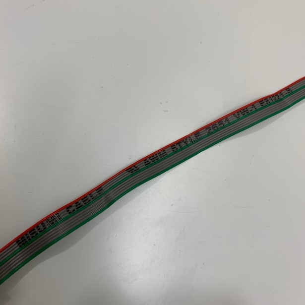 Cáp Kết Nối 10 Pin 2.54mm Pitch 2x5P MISUMI CABLE AWM STYLE 2651 VW-1 E31221-S 10 Wire IDC Flat Rainbow Ribbon Cable Length 2M For PLC CNC CMC LCD Screen