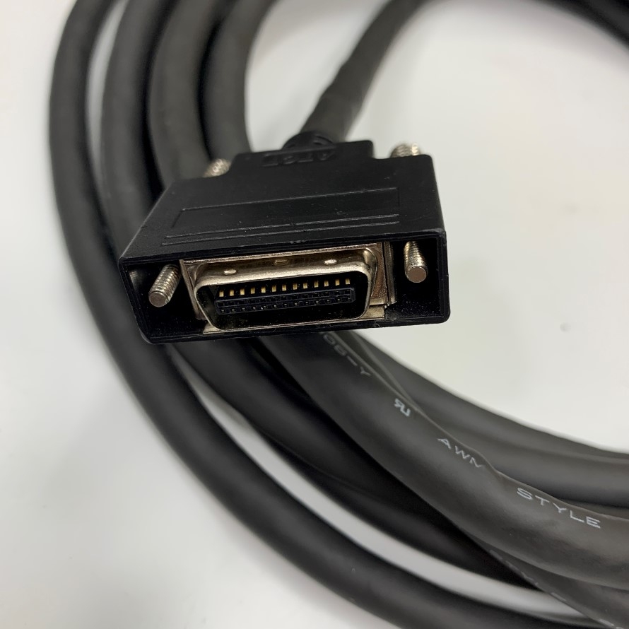 Cáp 5M 17ft 14B26-SZLB-500-0LC Cable Shielded MDR to MDR Camera Link 26 Pin Male With Screw For Industrial Camera Connection Data Cable Avid Machine Inspection
