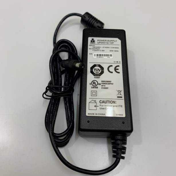 Adapter 12V 4.16A 50W UMEC UP0501Q-12P Connector Size 5.5mm x 2.1mm