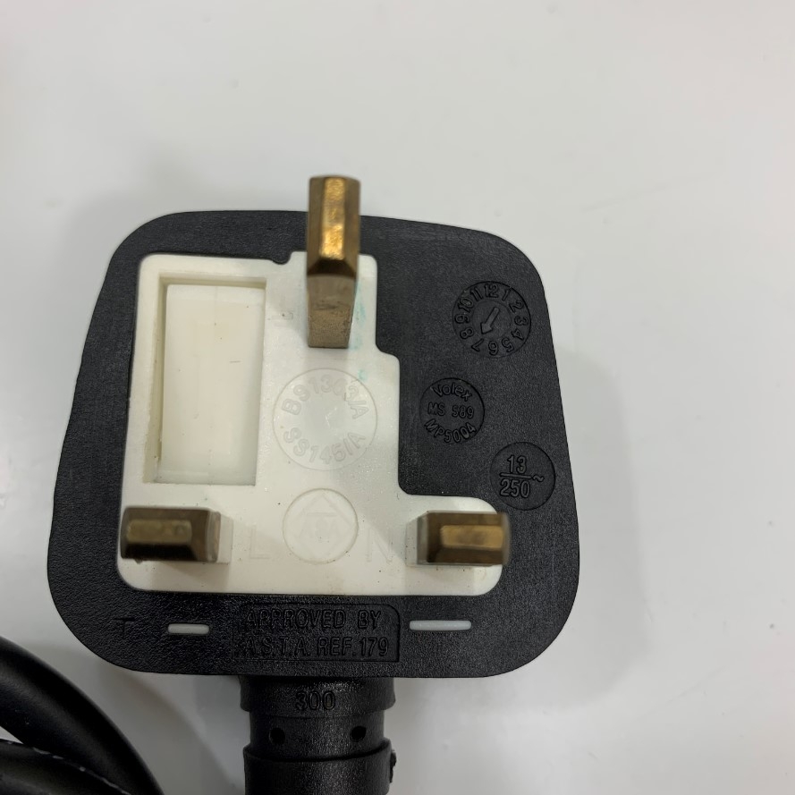 Dây Nguồn Cisco CAB-ACU AC Power Cord BS1363A UK to C13 8FT Dài 2.5M 13A/10A 250V 18AWG 3x1.0mm² Cable OD 7.0mm in China