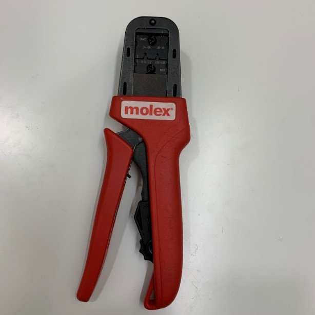 Kìm Bấm Cosse Dây Molex 638190500B Hand Crimp Tool 30-24 AWG Wire Size Hàng Đã Qua Sửu Dụng