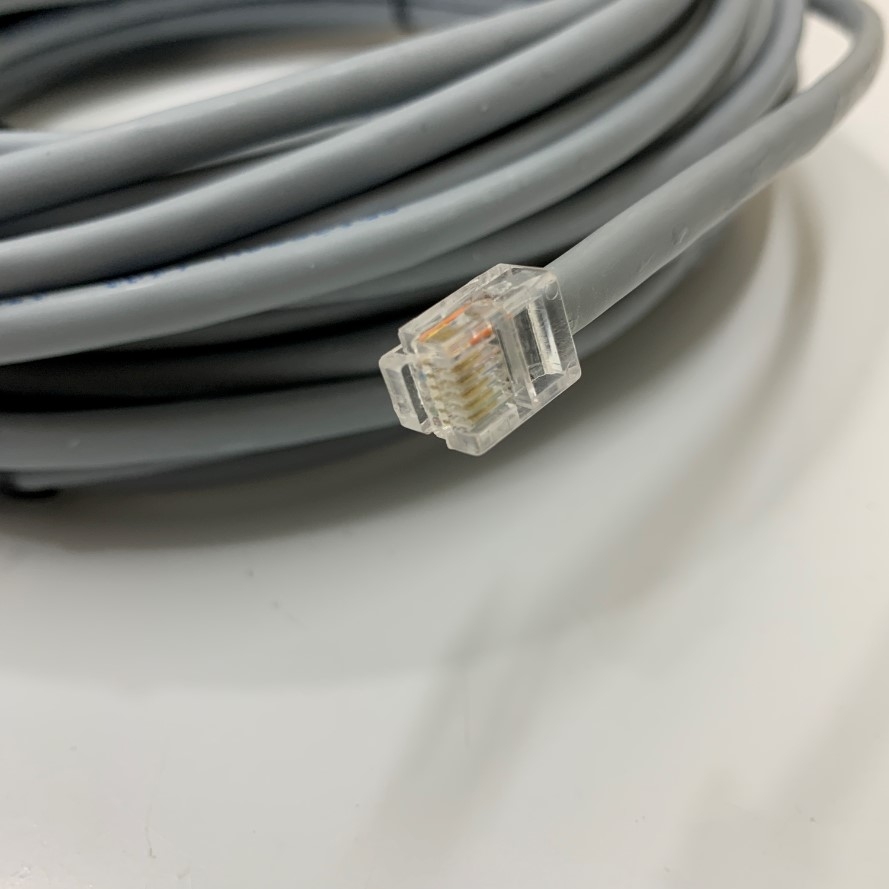 Cáp Polycom Microphone Cable RJ12 6P6C 6 Pin Male to Male Extension Dài 10M