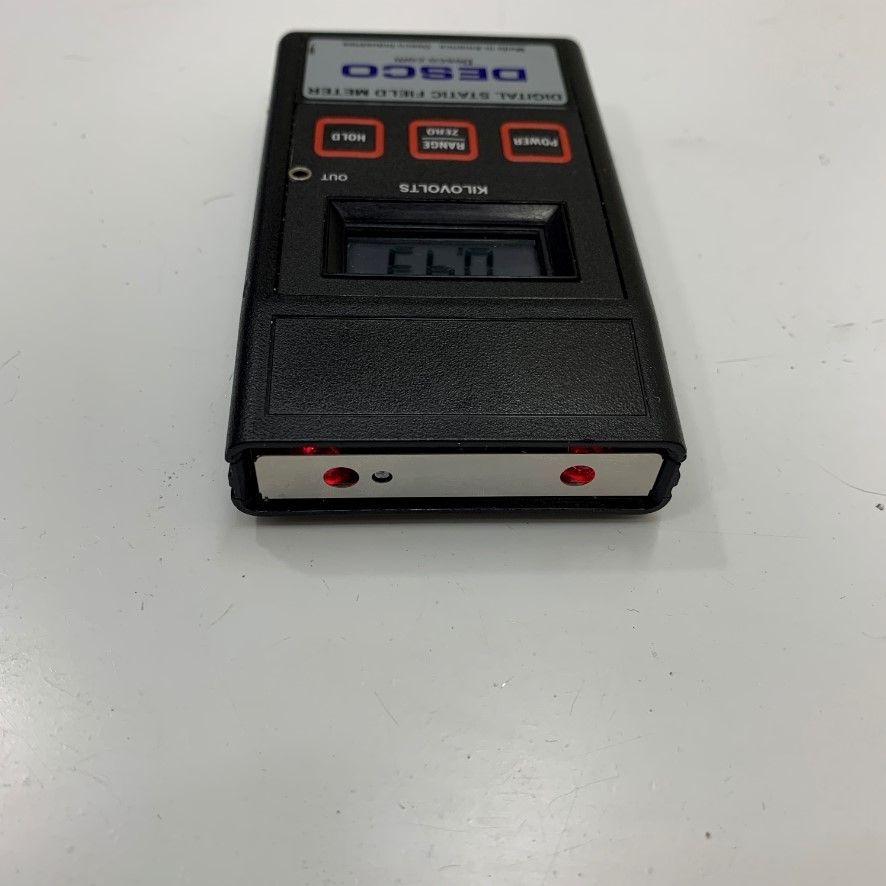 Máy Đo Điện Áp Tĩnh Điện DESCO-F4552 Digital Static Field Meter Operation and Maintenance Hàng Original Theo Thiết Bị Đã Qua Sử Dụng in America