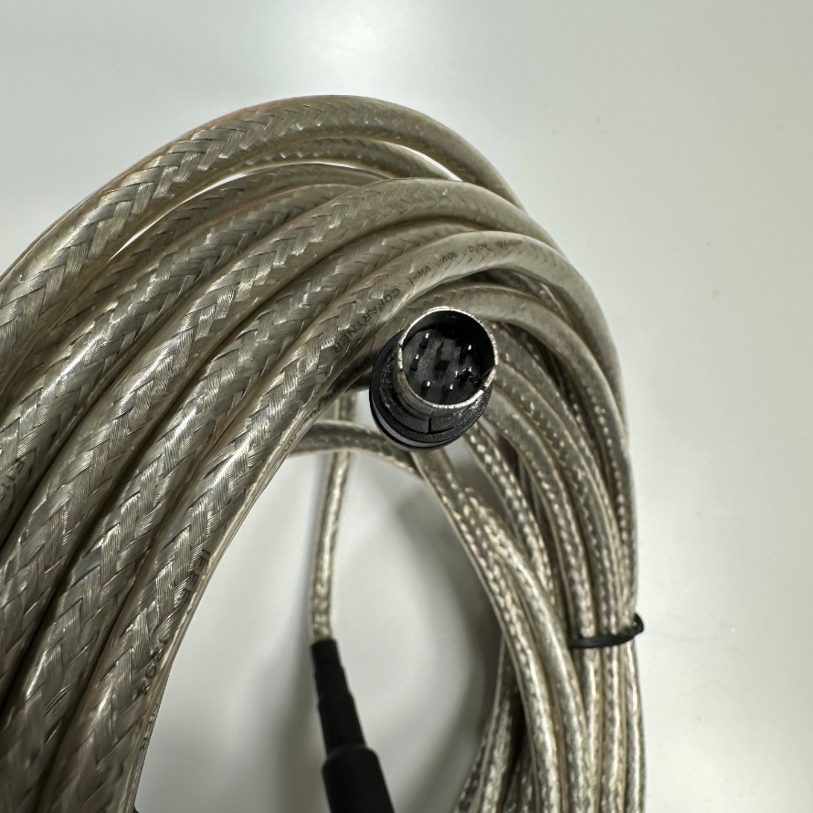 Cáp 8M 27ft Shielded Cable Mini Din 6 Pin Male to Male For Hệ Thống Hội Thảo Logitech Group Video Conferencing System Expansion Camera or Microphone