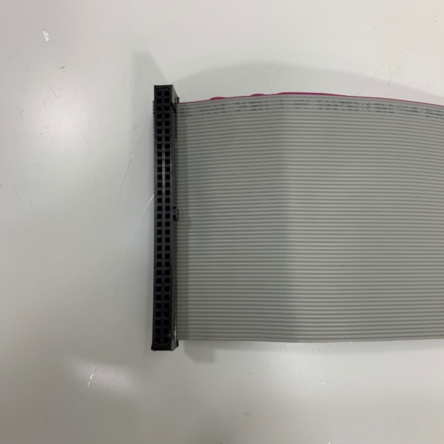 Cáp IDC 64 Pin 2.54mm Pitch 2x32P 64 Wire Female to Female Flat Ribbon Cable Gray 1.6M For Industrial