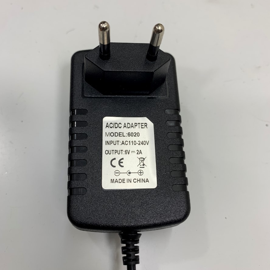 Adapter 6V 2A 6020 Power Supply Connector Size 5.5mm x 2.5mm