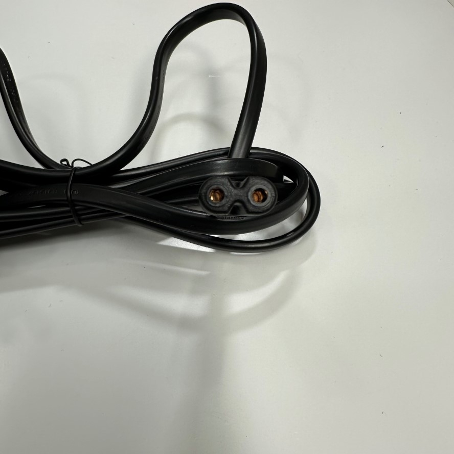Dây nguồn 1.8M 6ft I-Sheng IS-12N IS-003C AC Power Cord NEMA 1-15P to C7 7A 125V/250V Cable 2x0.824mm² 18AWG 2C VW-1 105°C 300V