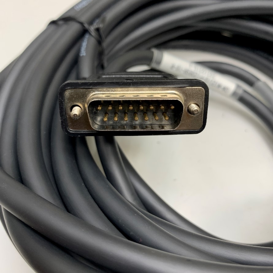 Cáp 10M 30ft Cognex CCB-PWRIO-MOD-10 Cable M12 A-Code 12 Pin Female to DB15 Male 15 Pin 2 Rows Shielded For Cognex I/O Module Cable Industrial Camera M12 12 Pin A-Code