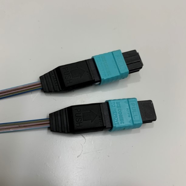 Dây Nhảy Quang 24 Fibers 10G MTP to MTP Flat Cable Dài 1M APC I5370D6929 US Conec MTP Connector Singlemode 24 Fiber