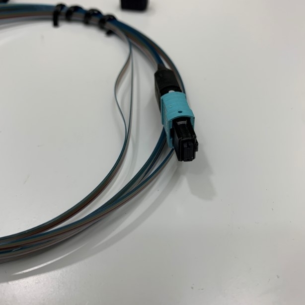 Dây Nhảy Quang 24 Fibers 10G MTP to MTP Flat Cable Dài 2M US Conec MTP Connector Singlemode 24 Fiber