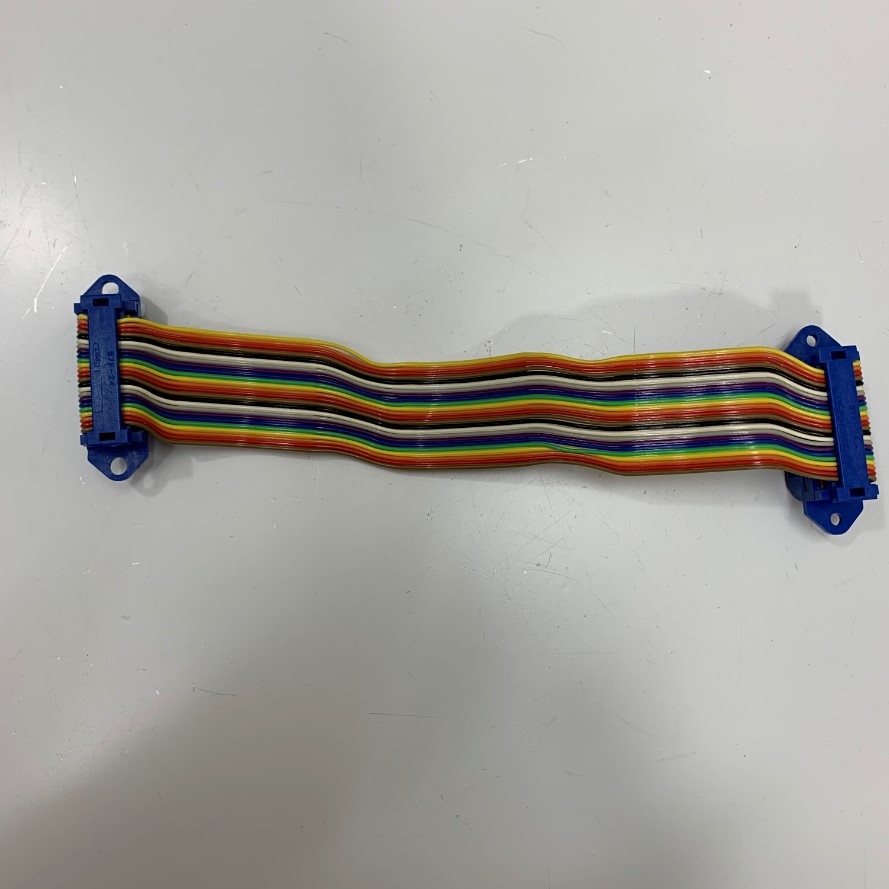 Cáp GPIB IEEE-488 Male to Female Dài 18Cm Flat Ribbon Rainbow Cable For Data Acquisition & Logging, Multimeter System