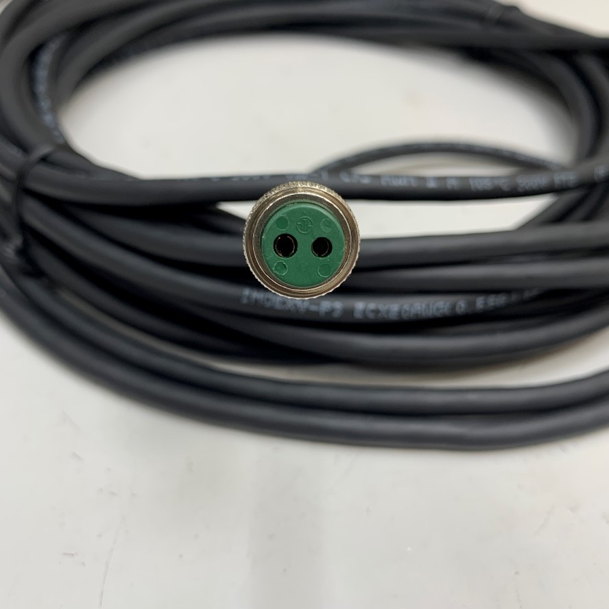 Dây Nguồn 10M 33ft IMOEXV-P3 20AWG × 2C(0.5SQ) 2517 105°C 300V VW-1 Connector 2 Pin Round Female Circular to 2 Pin Female JST SM 2.5mm For Robot Cable