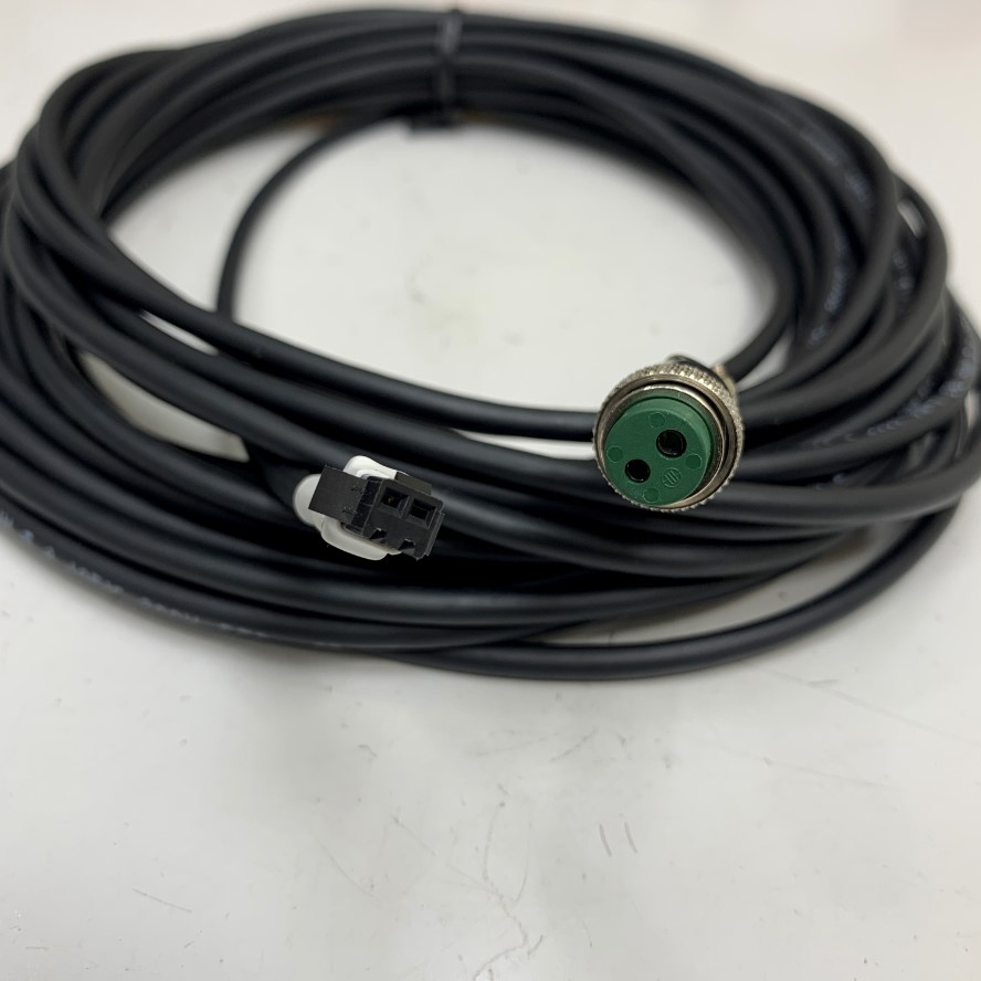Dây Nguồn 10M 33ft IMOTPEV-S Connector 2 Pin Round Female Circular to 2 Pin Female JST SM 2.5mm Cable 22AWG × 2C(0.3SQ) 2517 105°C 300V VW-1 For Robot Cable