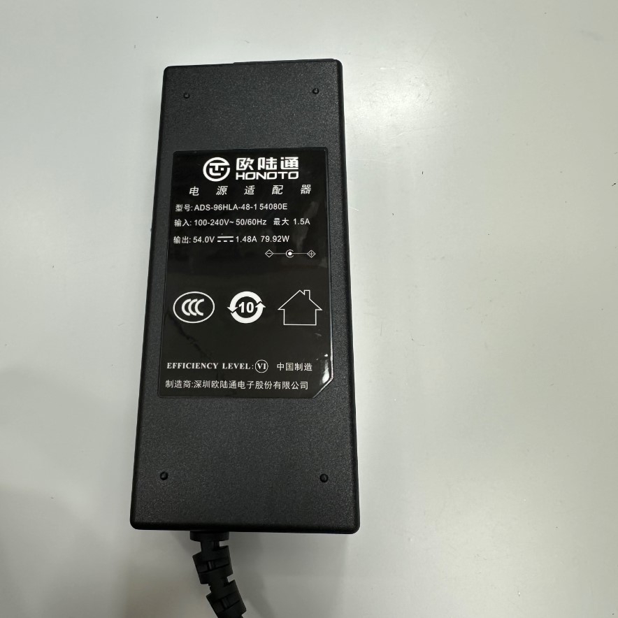 Adapter 54V 1.48A 80W HONOTO Thay Thế HP 5066-2164 PA-1900-2P-LF 54V 1.67A 90W Connector Tip Size Molex 4 Pin Pitch 3.0mm For Switch HPE Aruba PoE+ DoE J9774A J9780A J9982A