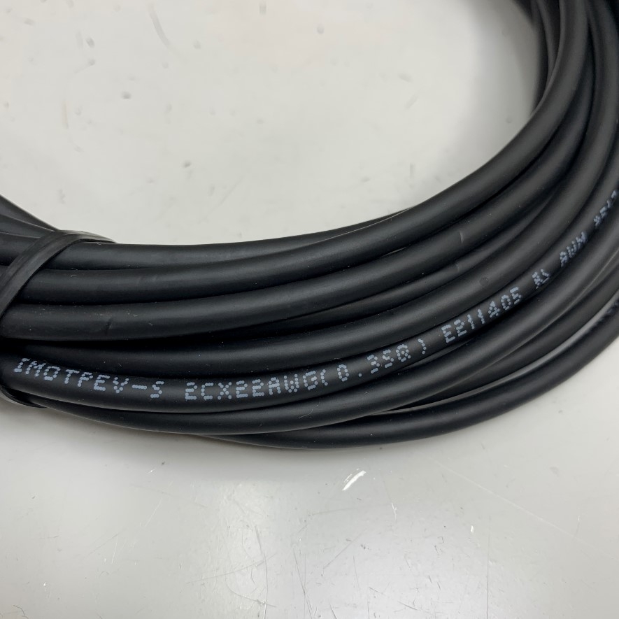 Dây Nguồn 10M 33ft IMOTPEV-S Connector 2 Pin Round Female Circular to 2 Pin Female JST SM 2.5mm Cable 22AWG × 2C(0.3SQ) 2517 105°C 300V VW-1 For Robot Cable