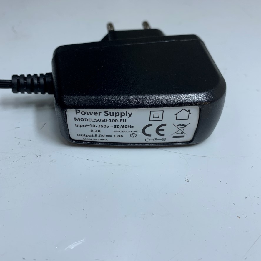Adapter 5V 1A S050-100-EU Power Supply Connector Tip Size 5.5mm x 2.5mm For Ethernet Media Converter, Điện thoại IP Phone Yealink, IP Phones Grandstream