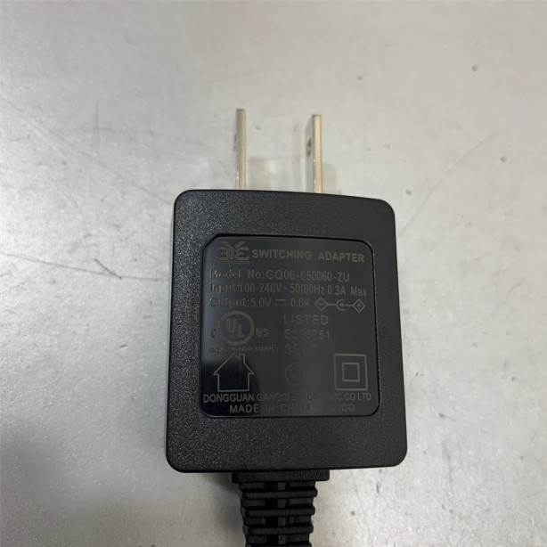 Adapter 5V 0.6A GQ06-050060-ZU Connector Size 5.5mm x 2.1mm For Điện Thoại IP Grandstream GRP2601
