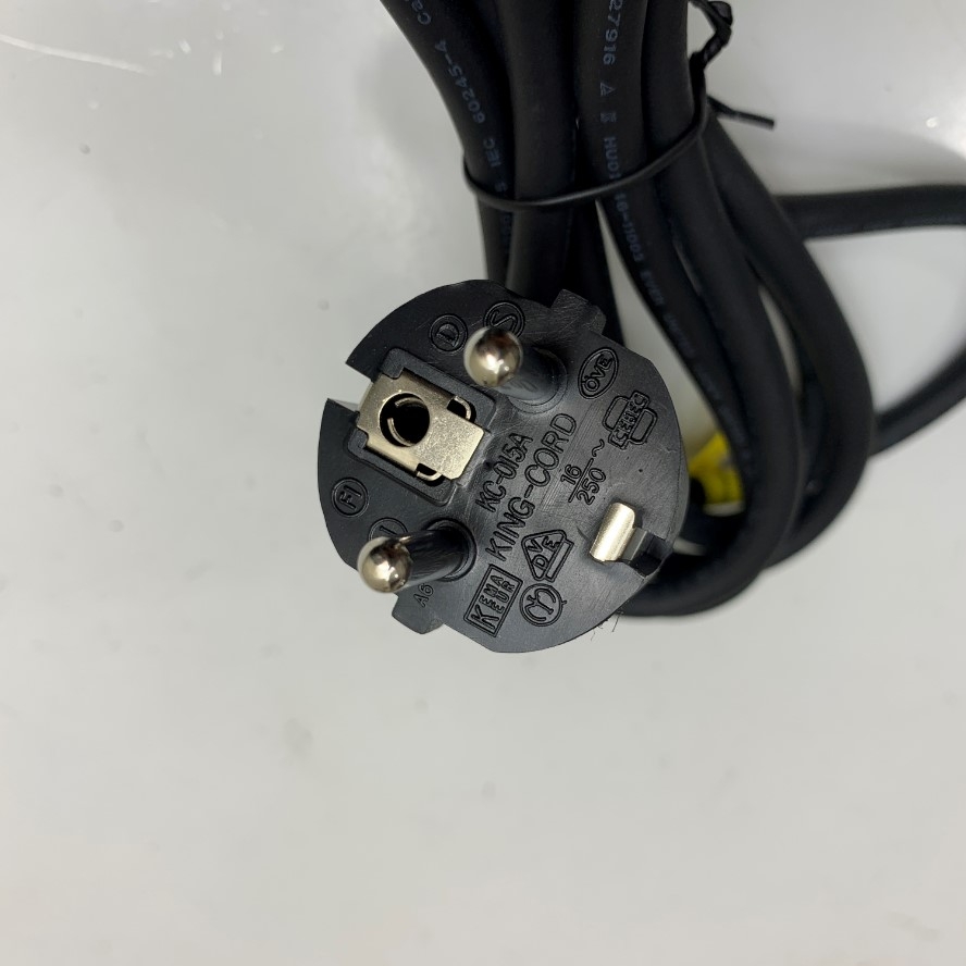 Dây Nguồn 2.5M 8.3ft 740-045894 Cisco CAB-3KX-AC-EU Power Cord Europe Schuko CEE7/7 Plug to C15 10A 250V 18AWG 3x1.0mm² UL Cable OD 7.5mm For Switch Cisco Nexus, Cisco Catalyst Networking Switch