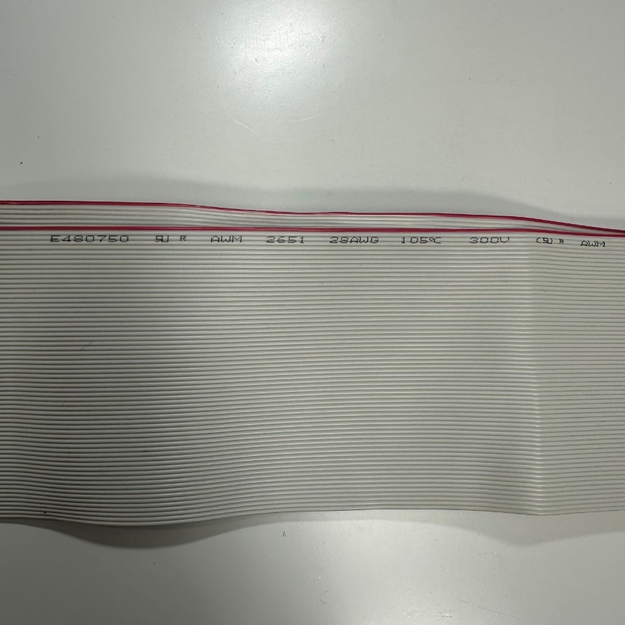 Cáp 1.3M 4.3ft Cable IDC 64 Pin Female to Female FC 2*32 Pitch 2.54mm Flat Ribbon 64 Wire 1.27mm E480750 2651 28AWG 105°C 300V For PLC CNC Data witch Terminal Board I/O Connection