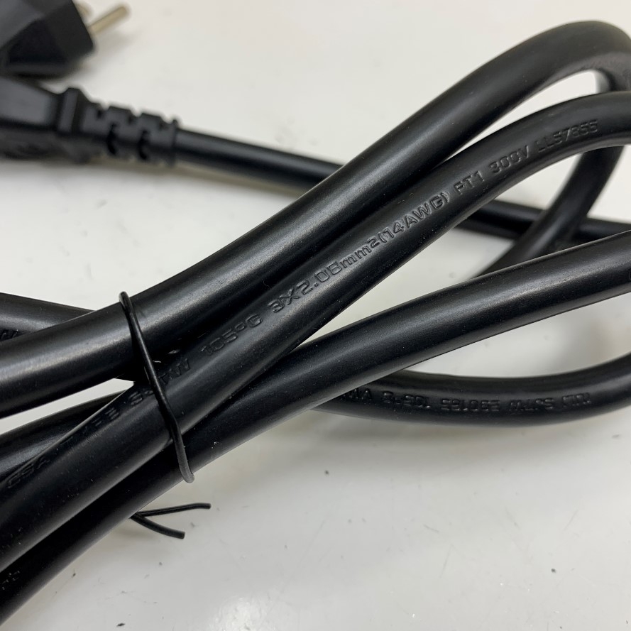 Dây Nguồn 1.8M 6ft Cisco CP-PWR-CORD-NA AC Power Cord 5-15P to C13 14AWG 15A 125V/250V 3x2.08mm² UL CSA E90155 105°C UL CSA Cable OD 9.5mm For Cisco Catalyst Networking Switch