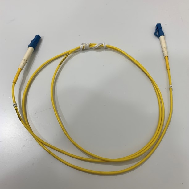 Dây Nhẩy Quang Fujikura SMC LC-LC 0.6M Single Mode Fiber Optic Cable 9/125µm UL Simplex Patch Cord Yellow 2.0mm PVC Length 0.6M