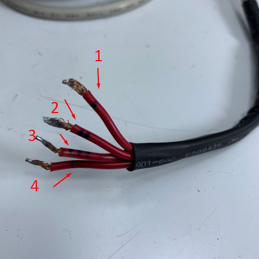 Cáp DB15 15 Pin Male D-Sub to 4 Core Cable Dài 1.5M 5ft For Converter Current Loop icCL-2-M