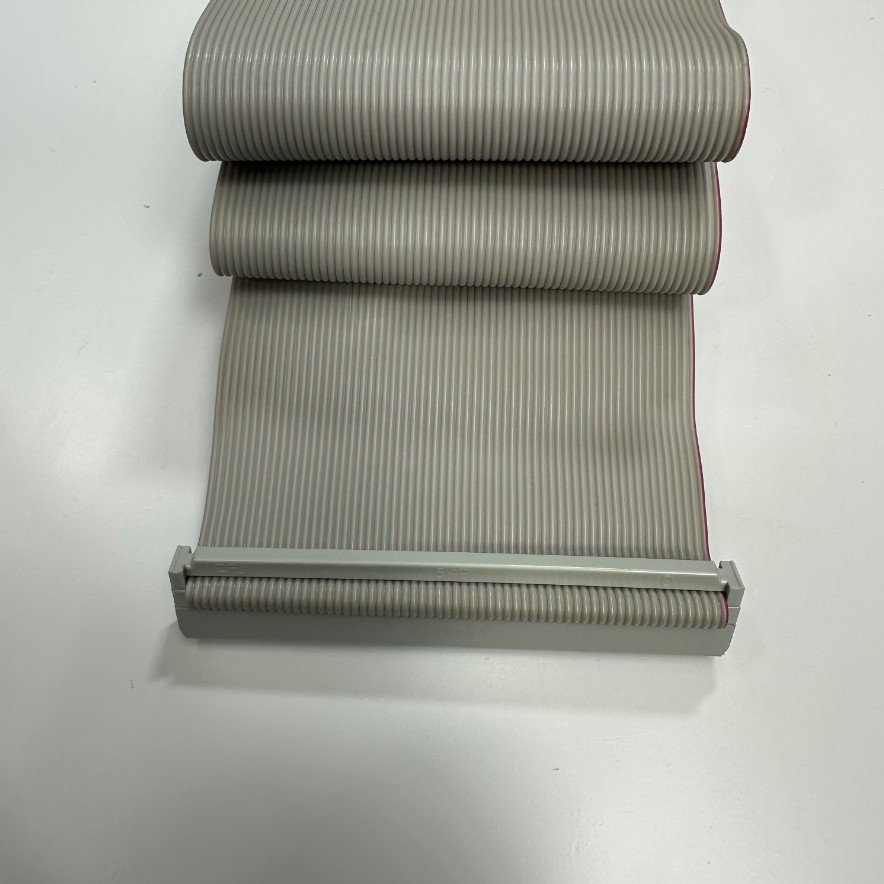 Cáp 1.4M 4.7ft Cable IDC 64 Pin Female to Female FC 2*32 Pitch 2.54mm Flat Ribbon 64 Wire 1.27mm E490876 2651 28AWG 105°C 300V For PLC CNC Data witch Terminal Board I/O Connection