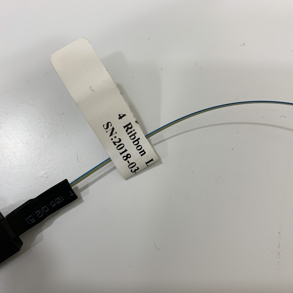 1x4 Fiber Ribbon Fibers Pigtail LC Single Mode OD 0.9mm White SM LC/UPC 4 Meter Pigtail Fanout Kit