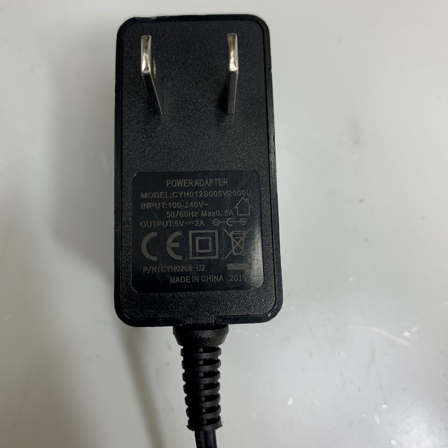 Adapter 5V 2A 10W CYH Power Supply  Connector Tip Size 5.5mm x 2.5mm For Ethernet Media Converter, Điện thoại IP Phone Yealink, IP Phones Grandstream