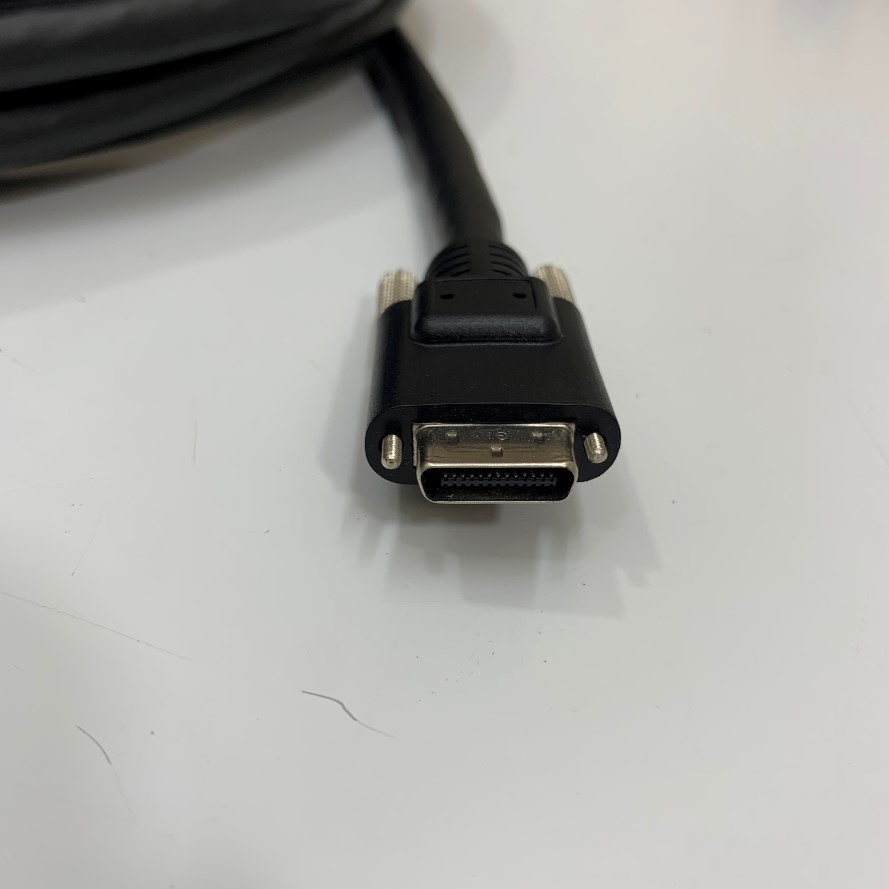 Cáp MDR 26 Pin Male Plug to SDR 26 Pin Male Plug Cable PoCL Power Over Camera Link AWM 20276 80C 30V VW-1 PVC 22Ft Dài 6.5M For Industrial Machine Vision Systems