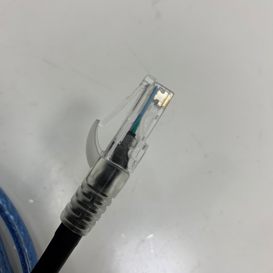 Cáp 5M 17ft CAB-412 Datalogic USB Communication Cable RJ50 10 Pin 10P10C to USB 2.0 Type A Male For Barcode Scanner Datalogic Gryphon GD4400-B / TD1100 / QD2400 / QD2131