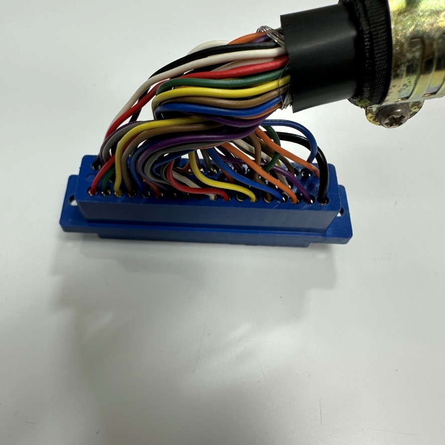 Đầu Jack HONDA MR-50F 50 Pin Female Connector with Crimp Pins For Honda Fanuc CNC Machines CNC Connector Hàng Zin Tháo Thiết Bị Đã Qua Sử Dụng